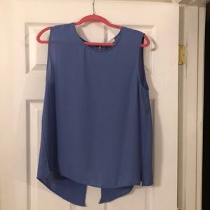 Open back sleeveless top